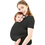 MXM Šátek na nošení miminka - černý