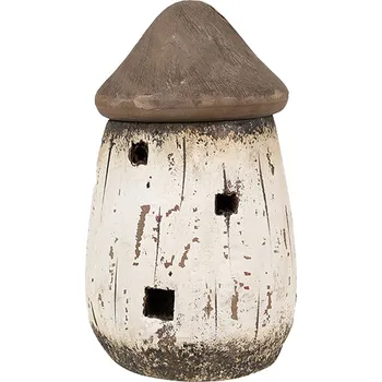 Vánoční dekorace Clayre & Eef - Dekorativní dřevěný domek 6H2336