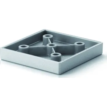Nábytkové kování POLIPLAST StrongLegs nábytková noha FP006, 10mm, šedá RAL 9006