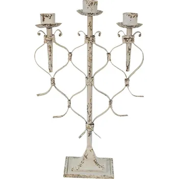 Svícen Clayre & Eef - Kovový svícen 6Y5263