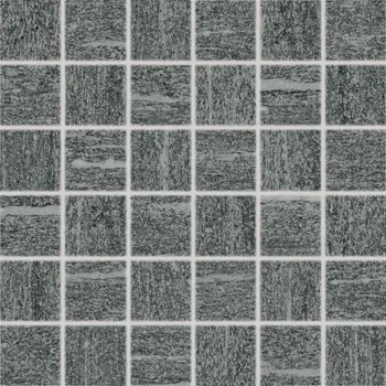 Stavebniny RAKO Mozaika Rako Vals tmavě šedá mat rektifikovaná 30x30 DDM05848 DDM05848