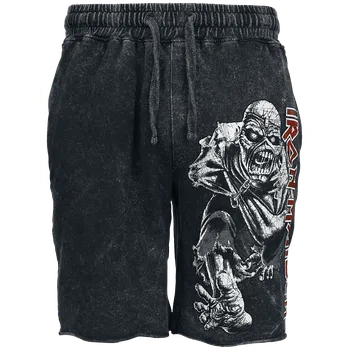 Pánské kraťasy Kraťasy z Iron Maiden - Eddie - Muži - šedá