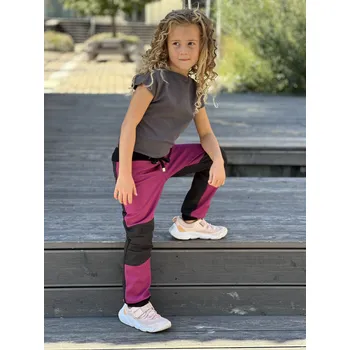 Dětské softshellové kalhoty - fuksie Velikost: 92