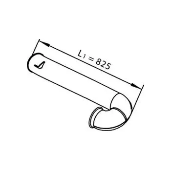 Výfuková trubka Výfuková trubka DINEX 21632