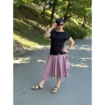 Dámská sukně Sukně cípatka - starorůžová Velikost: 38