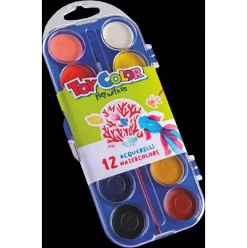 Výtvarná barva Barvy vodové 30mm Toy color 12ks