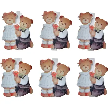 Clayre & Eef - Ozdobné kolíčky na dárky BEAR 65641