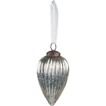Vánoční ozdoba Clayre & Eef - Skleněná vánoční ozdoba 6GL4008