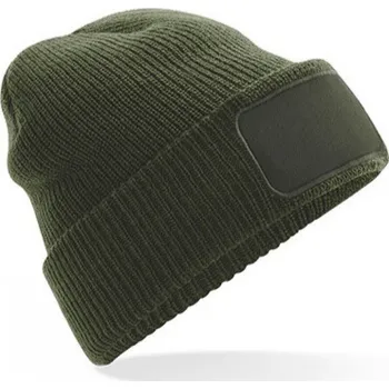 Čepice Beechfield Akrylová čepice s podšívkou a keprovou vazbou pro potisk Barva: zelená olivová CB440