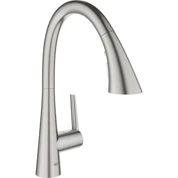 Vodovodní baterie GROHE 30440DC0 Baterie SCALA C-výpusť s vytah. sprchou se 3 proudy supersteel