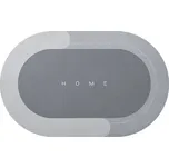 HomeLife Koupelnová absorpční předložka 50 x 80 cm ovál, šedá šedá