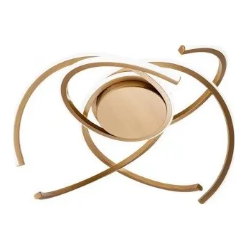 Redo Stropní LED svítidlo Alien, ø70cm Barva: Bronzová, Teplota světla: 4000K - denní bílá