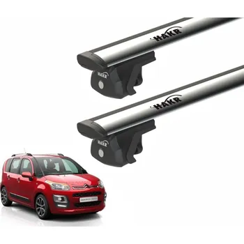Střešní nosič HAKR pro CITROËN C3 Picasso s podélníky - Wing Profile