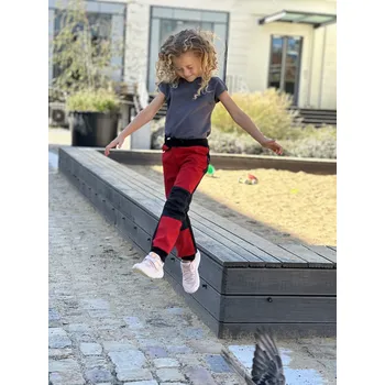 Chlapecké kalhoty Dětské softshellové kalhoty - červená Velikost: 146