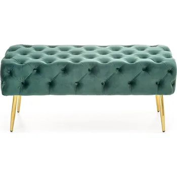 Taburet Taburet Halmar ATHENA tmavě zelená / zlatá (1p=1szt)