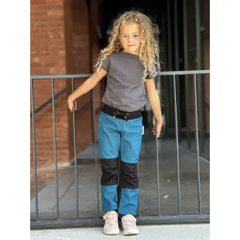 Chlapecké kalhoty Dětské softshellové kalhoty - modrá Velikost: 92