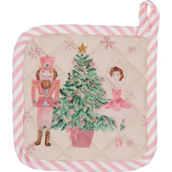 Chňapka Clayre & Eef - Podložka nebo dětská chňapka PASTEL NUTCRACKER PNC45K