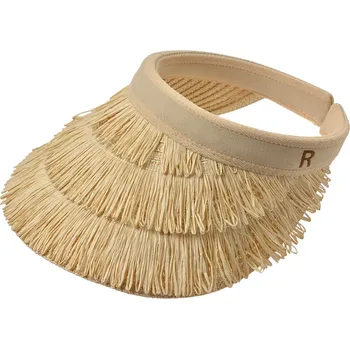 Klobouk Clayre & Eef - Sluneční kšilt z papírové slámy JZCAP0009BE