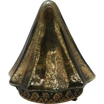 Vánoce Clayre & Eef - Skleněný vánoční stromek s LED osvětlením 6GL4588