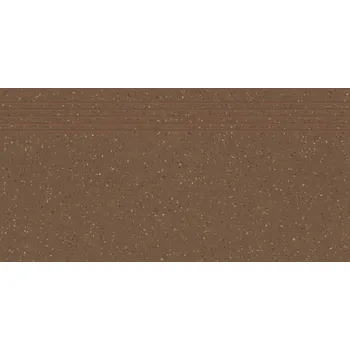 Dlažba RAKO Schodovka Rako Compila hnědočervená mat rektifikovaná 30x60 DCPSR869 DCPSR869