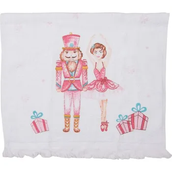 Ručník Froté ručník s Louskáčkem a baletkou Pastel Nutcracker - 40*66 cm
