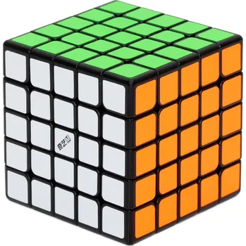Hlavolam Kostka 5x5x5 QiYi MS Černá s nálepkami