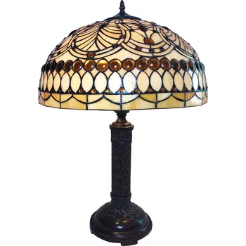 Lampička Clayre & Eef - Stolní lampa Tiffany ART DECO 5LL-6068