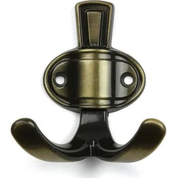 Věšák TULIP věšák Rubico starozlatá + šroubky