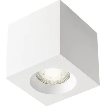 Koupelnové svítidlo Redo Stropní svítidlo PRATO, š.8,6cm, IP44, hranaté Barva: Bílá