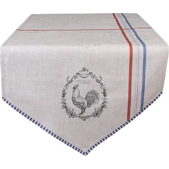 ubrus Clayre & Eef - Běhoun na stůl DIVINE FRENCH ROOSTER DFR65