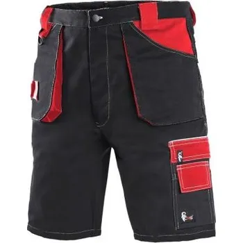 pracovní kraťasy CXS KRAŤASY ORION DAVID ČERVENO-ČERNÉ Velikost: 50