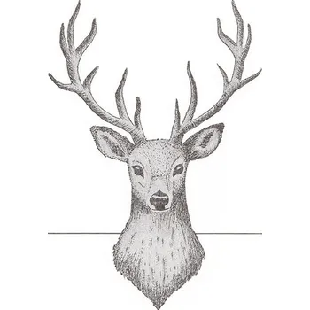 Papírový ubrousek Clayre & Eef - Papírové ubrousky DEER (20 kusů v balení) 73089