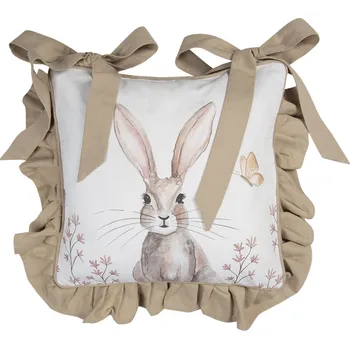 Podsedák Clayre & Eef - Potah na sedák RUSTIC EASTER BUNNY REB25