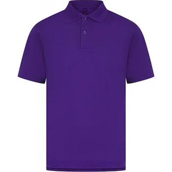 Pánské tričko Henbury Pánská polokošile Coolplus z piké úpletu Barva: fialová ultra, Velikost: XS W475