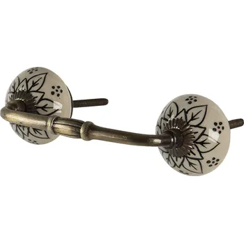 Dveřní kování Clayre & Eef - Madlo kov a keramika 6Y4436