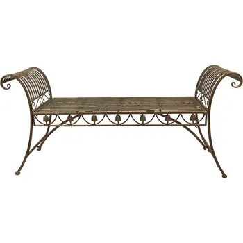 Zahradní lavice Clayre & Eef - Kovová zahradní lavice 5Y1052
