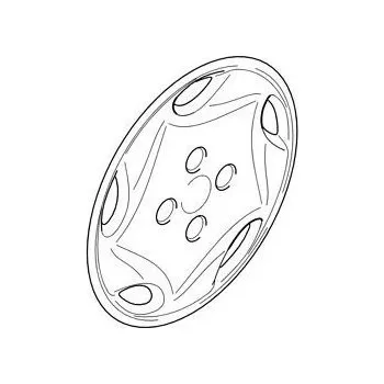 Poklice na kolo ORIGINÁLNÍ DÍL CITROËN - PEUGEOT Kryt kola EVIAN 14\"