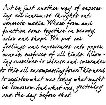 The Crafter´s Workshop Šablona TCW 12"x12" (30,5x30,5 cm) - Art is