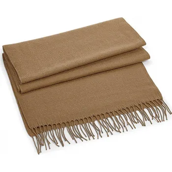 Šála Beechfield Oversize šála z luxusní příze Soft-Touch Barva: hnědá latte, Velikost: 186 x 47 cm CB500