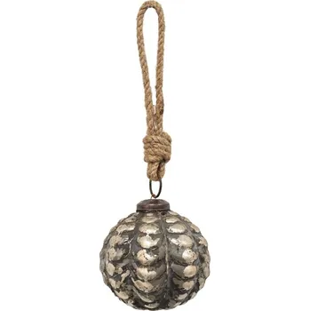 Vánoční ozdoba Clayre & Eef - Skleněná vánoční ozdoba 6GL3685