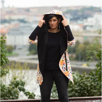 Dámský kabát pOlie Kabátek - podzimní listí Velikost: 40