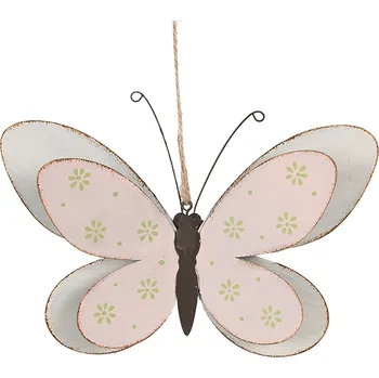 Clayre & Eef - Dekorativní kovový motýl 6Y5578M