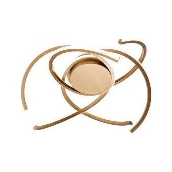 Redo Stropní LED svítidlo Alien, ø50cm Barva: Bronzová, Teplota světla: 4000K - denní bílá