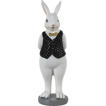 Clayre & Eef - Dekorativní figurka králičího taťky na procházce 6PR3587