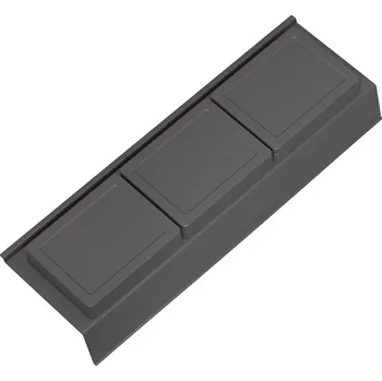 Příborník do zásuvky GOLLINUCCI Koupelnový organizér s přísl. pro hloubku 400 mm, antracit 122x372x69