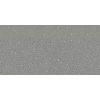 Dlažba RAKO Schodovka Rako Compila tmavě šedá mat rektifikovaná 30x60 DCPSR866 DCPSR866