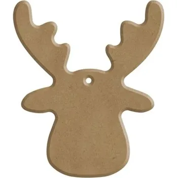 Vánoční dekorace Gomille Dřevěný výřez k dekoraci Gomille, závěsný, 6x6 cm - Sob
