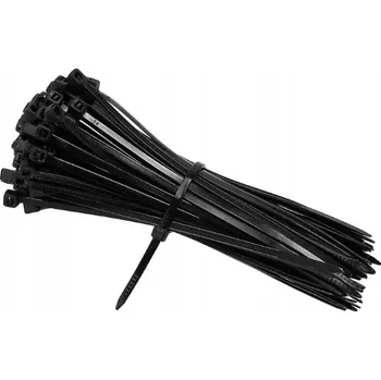 Stahovací páska Licent CTUV76550 Stahovací pásky, černé 550x7,6mm 100 Ks