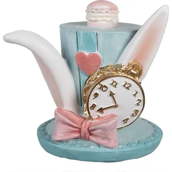 Velikonoční dekorace Clayre & Eef - Dekorativní klobouk se zaječíma ušima 6PR4154