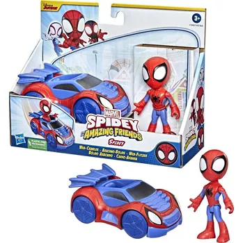 Figurka Hasbro Marvel Spidey and Amazing Friends F19405X2 Figurka 10 cm s vozidlem